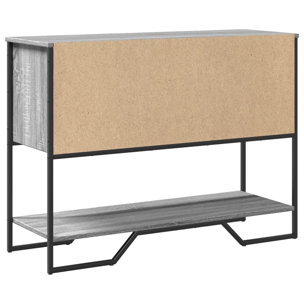 Konzolni stol boja hrasta 100 x 35 x 74,5 cm konstruirano drvo
