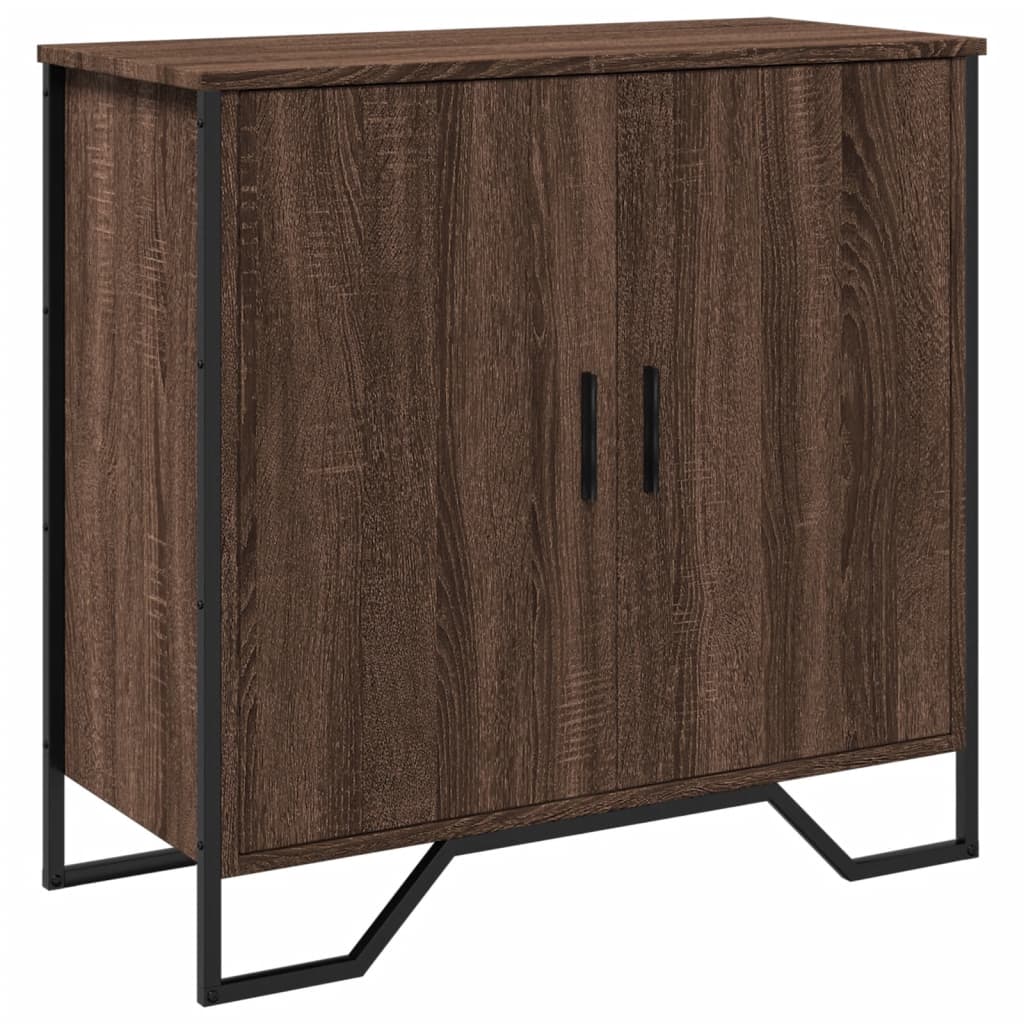 Komoda boja smeđeg hrasta 78x35,5x74,5 cm konstruirano drvo
