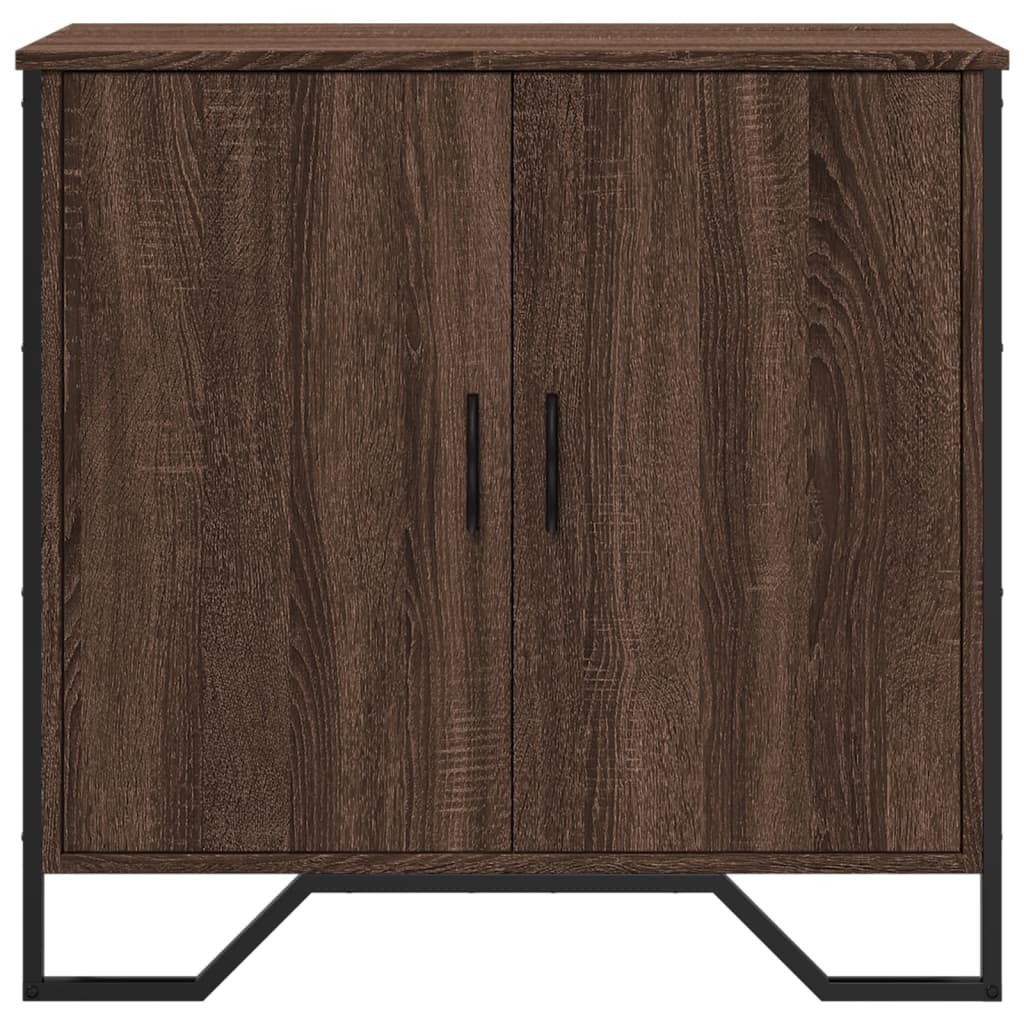 Komoda boja smeđeg hrasta 78x35,5x74,5 cm konstruirano drvo