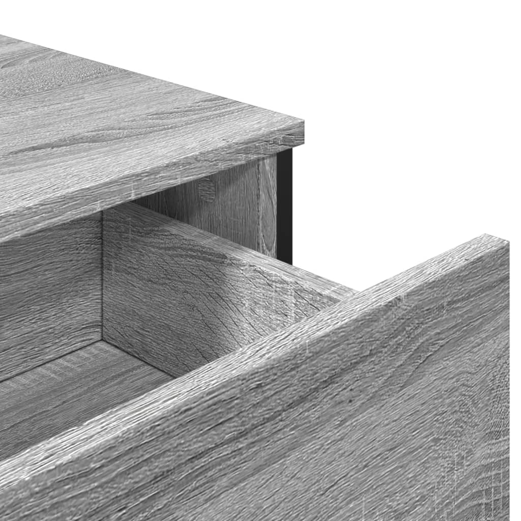 Komoda siva sonome 79,5x35,5x74,5 cm konstruirano drvo