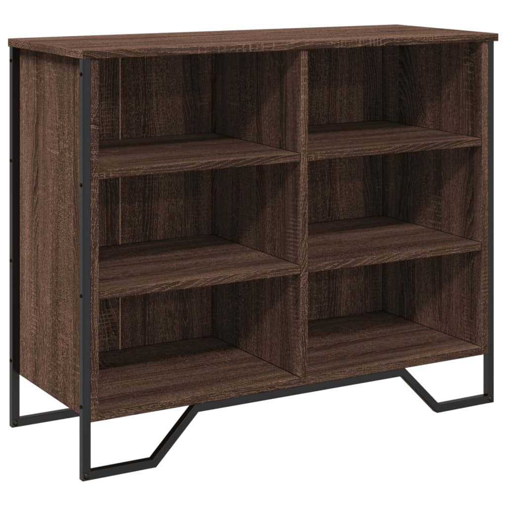 Komoda boja smeđeg hrasta 91x35,5x74,5 cm od konstruiranog drva