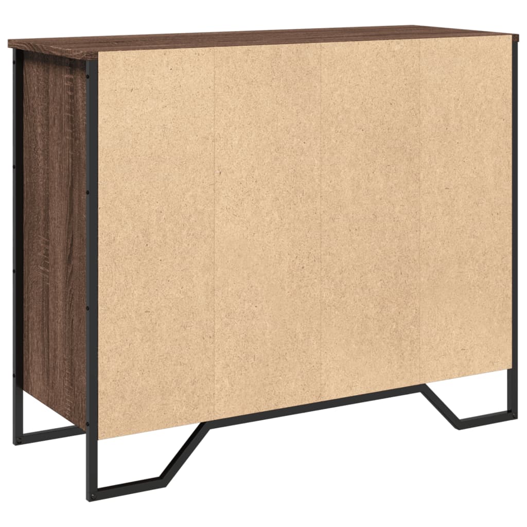 Komoda boja smeđeg hrasta 91x35,5x74,5 cm od konstruiranog drva