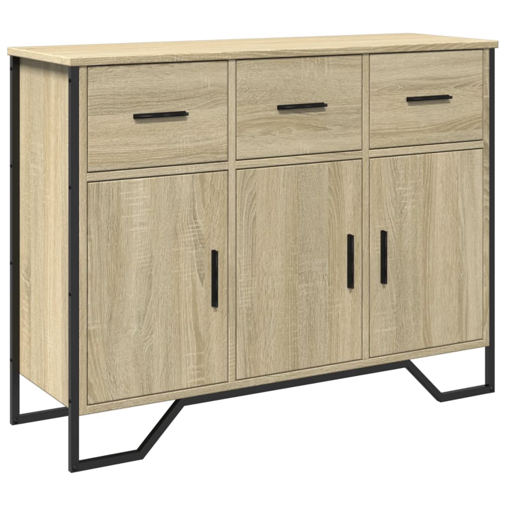 Komoda boja hrasta sonome 97x32,5x74,5 cm od konstruiranog drva