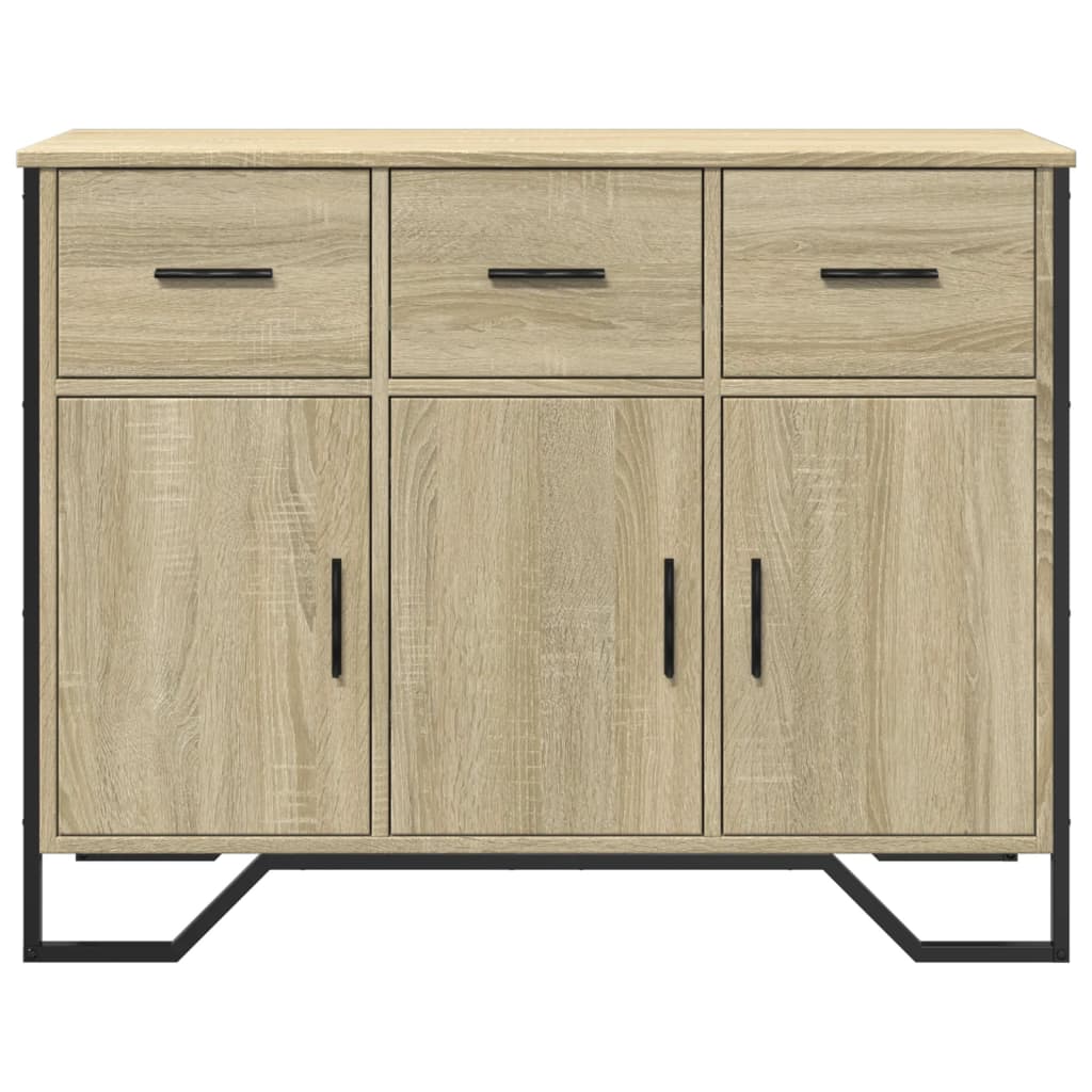 Komoda boja hrasta sonome 97x32,5x74,5 cm od konstruiranog drva