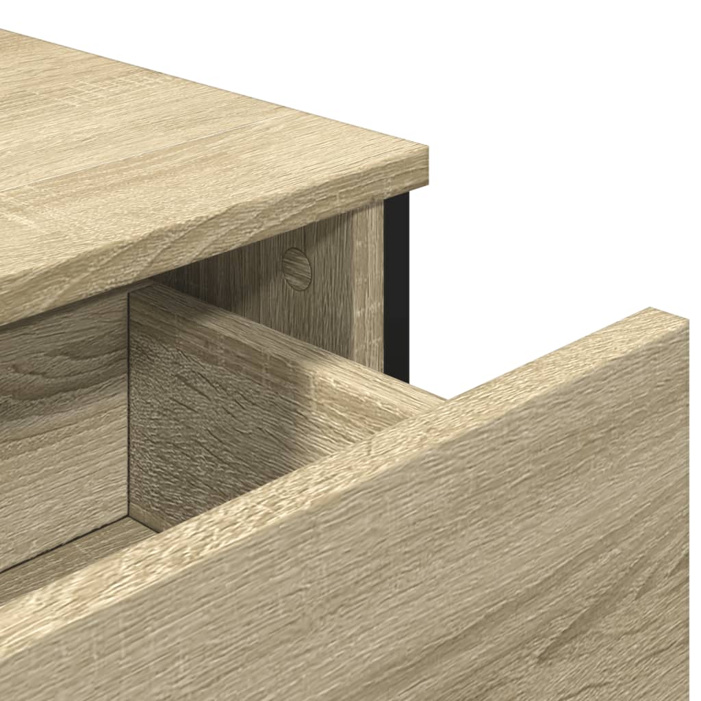 Komoda boja hrasta sonome 97x32,5x74,5 cm od konstruiranog drva