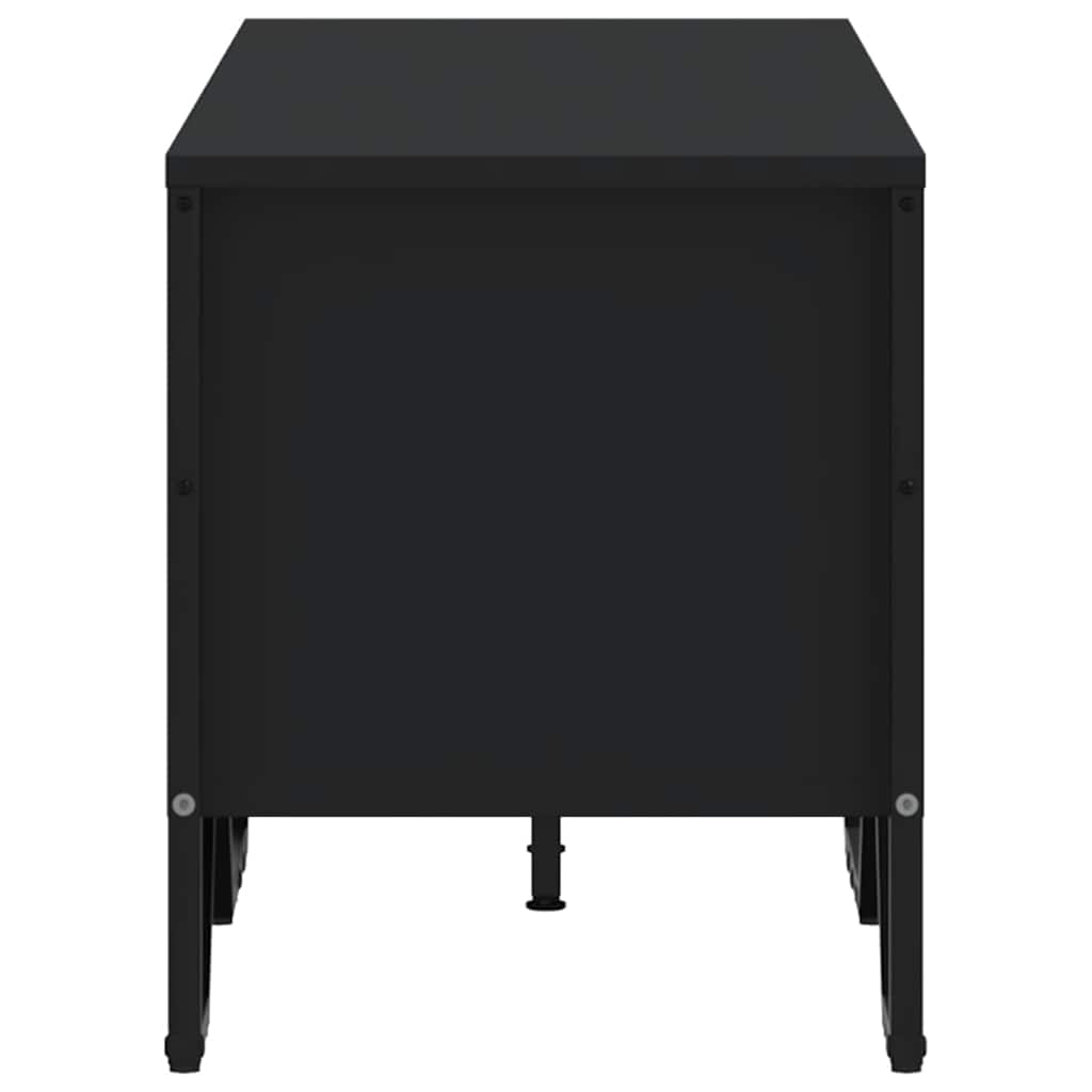 TV ormarić crni 122 x 34 x 41 cm od konstruiranog drva