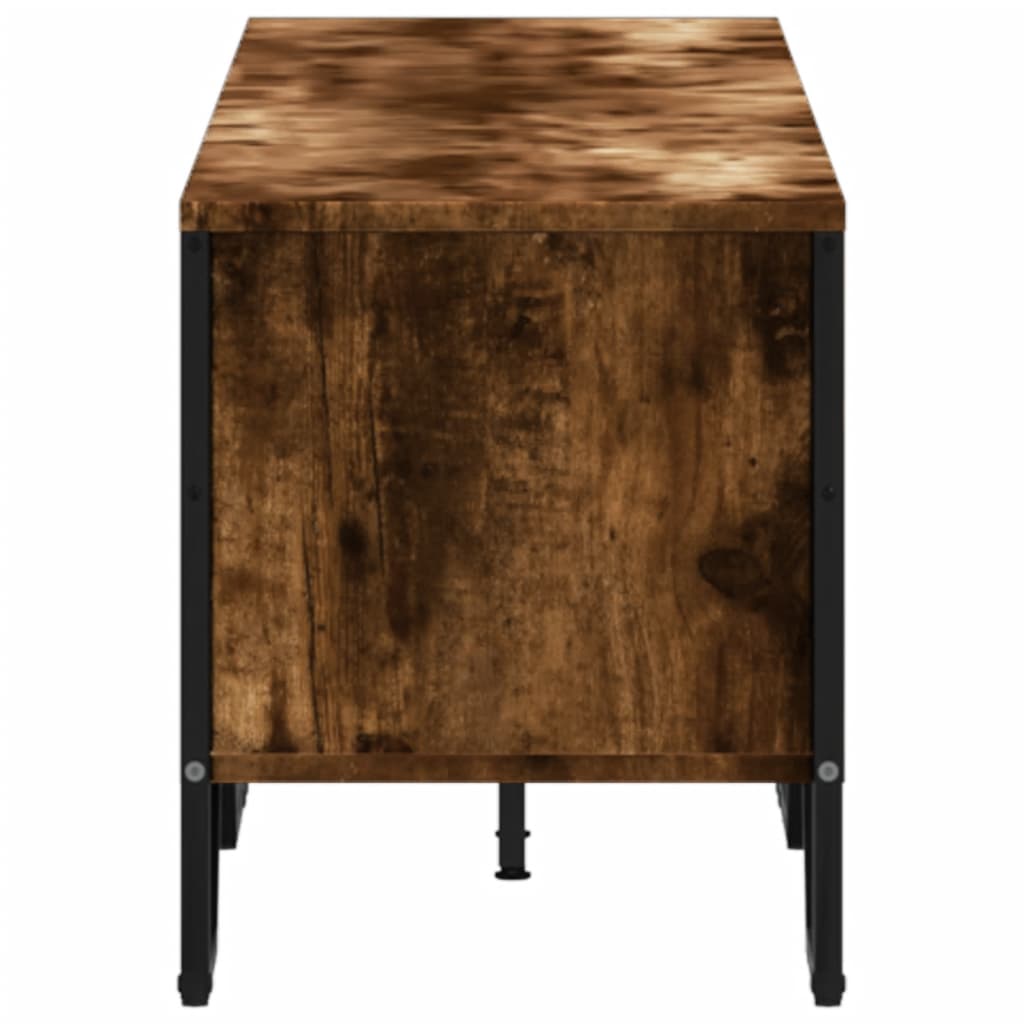 TV ormarić boja dimljenog hrasta 180x34x41 cm konstruirano drvo