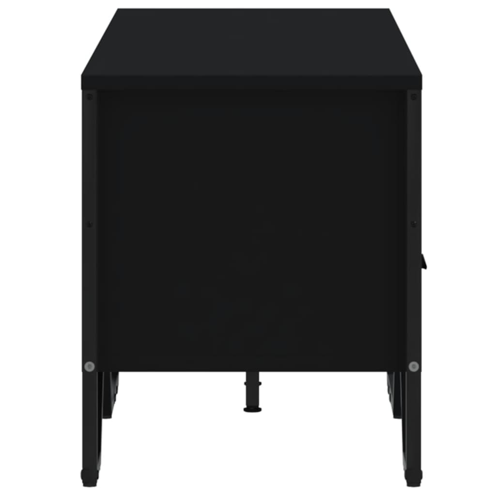 TV ormarić crni 122 x 34 x 41 cm od konstruiranog drva