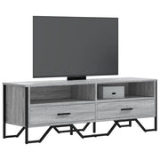 TV ormarić siva boja hrasta 122 x 34 x 41 cm konstruirano drvo