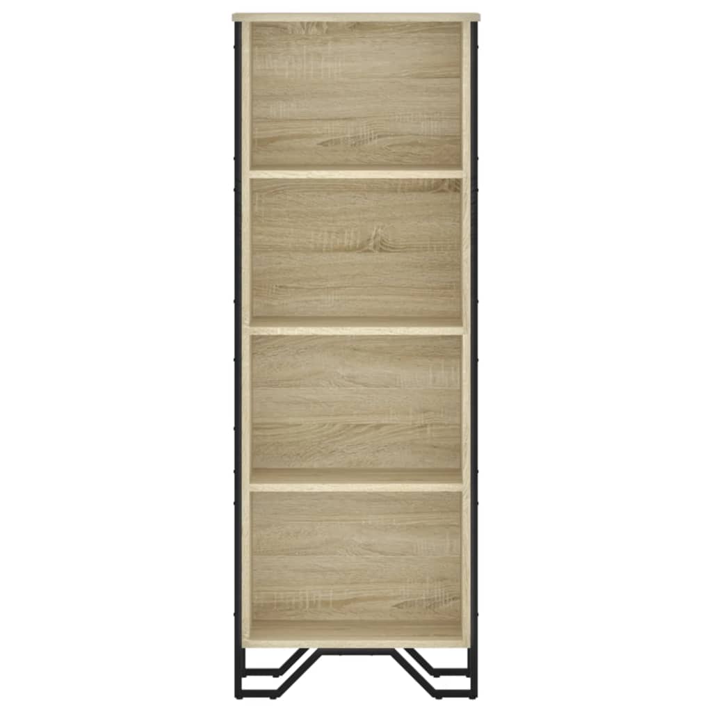 Regal za knjige boja hrasta 50x31x137,5cm od konstruiranog drva