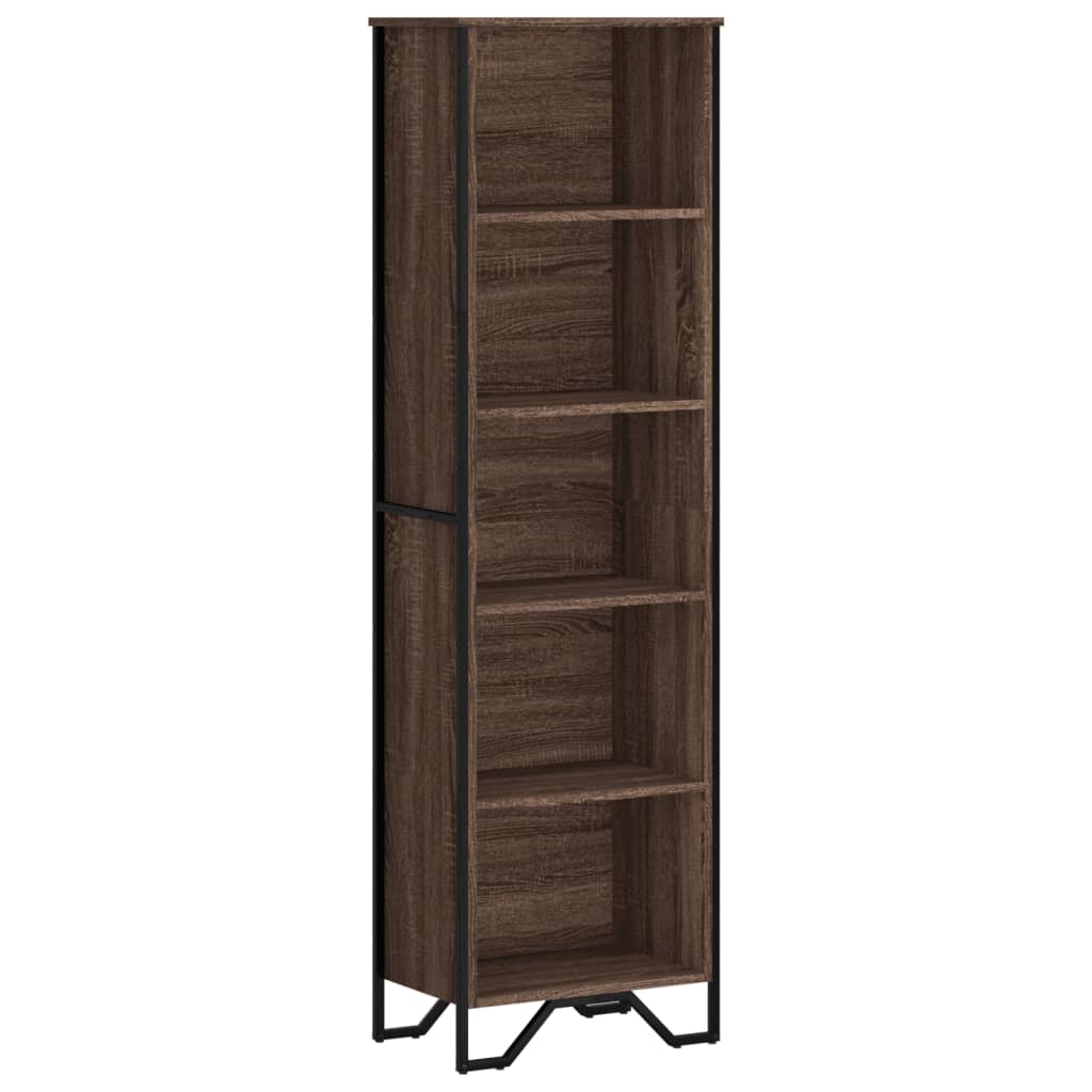Regal za knjige boja hrasta 50x31x169 cm konstruirano drvo