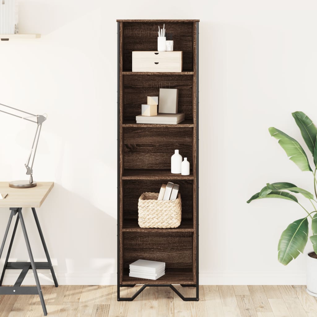 Regal za knjige boja hrasta 50x31x169 cm konstruirano drvo
