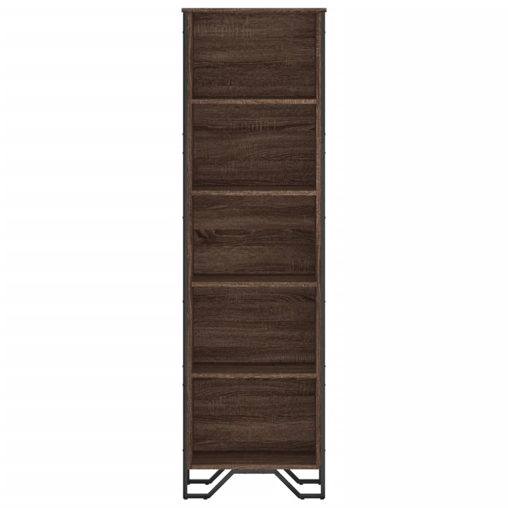 Regal za knjige boja hrasta 50x31x169 cm konstruirano drvo