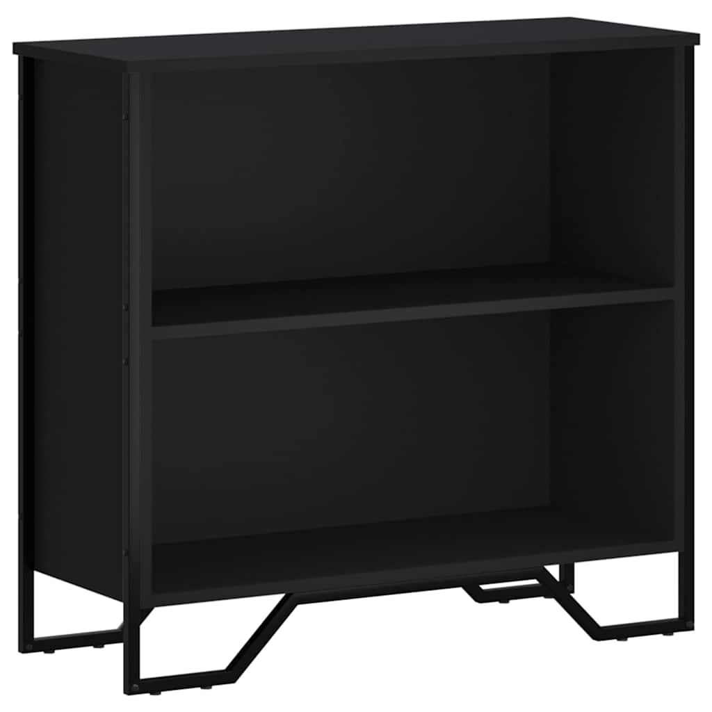 Regal za knjige crni 80x31x74,5 cm od konstruiranog drva
