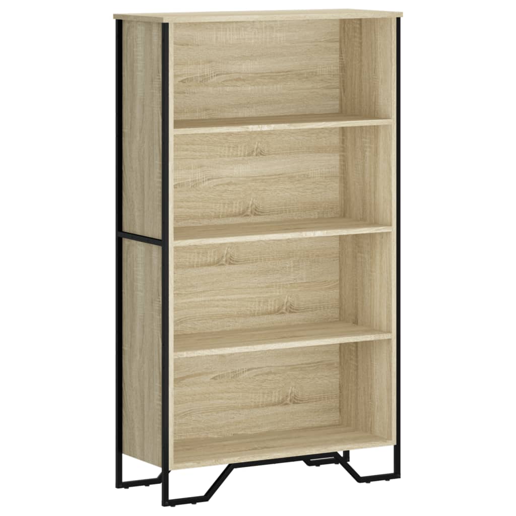 Regal za knjige boja hrasta 80x31x137,5 cm konstruirano drvo