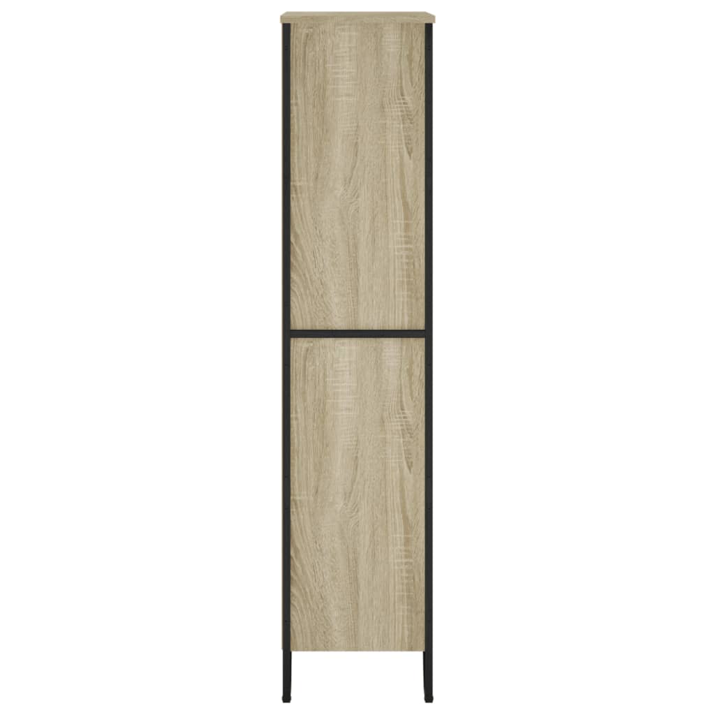 Regal za knjige boja hrasta 80x31x137,5 cm konstruirano drvo