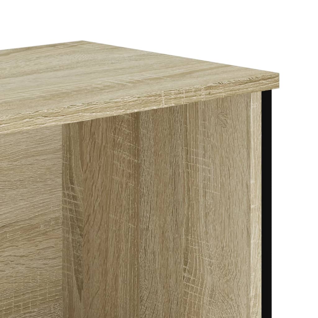 Regal za knjige boja hrasta 80x31x137,5 cm konstruirano drvo