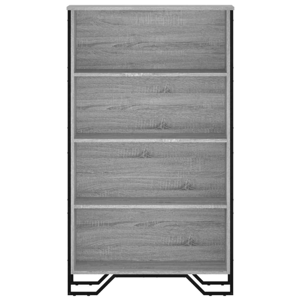 Regal za knjige boja hrasta 80x31x137,5 cm konstruirano drvo