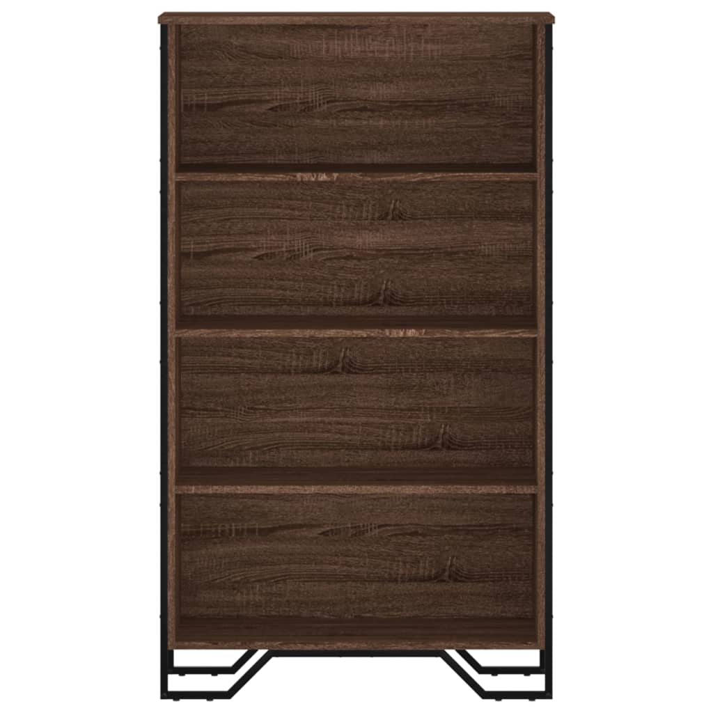 Regal za knjige boja hrasta 80x31x137,5 cm konstruirano drvo