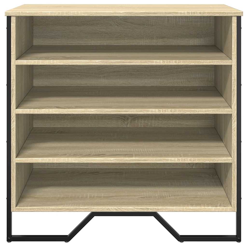 Ormarić za cipele boja hrasta 80x38x78 cm konstruirano drvo