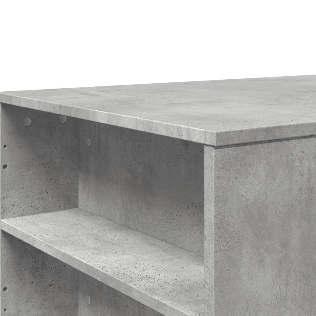 Stolić za kavu boja betona 102x55x42 cm konstruirano drvo