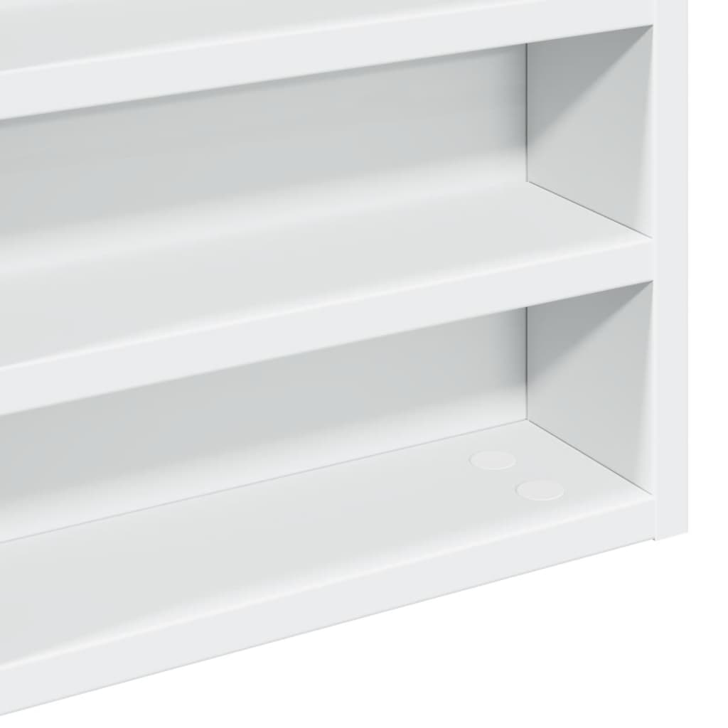 Vitrina bijela 60x8,5x58 cm konstruirano drvo