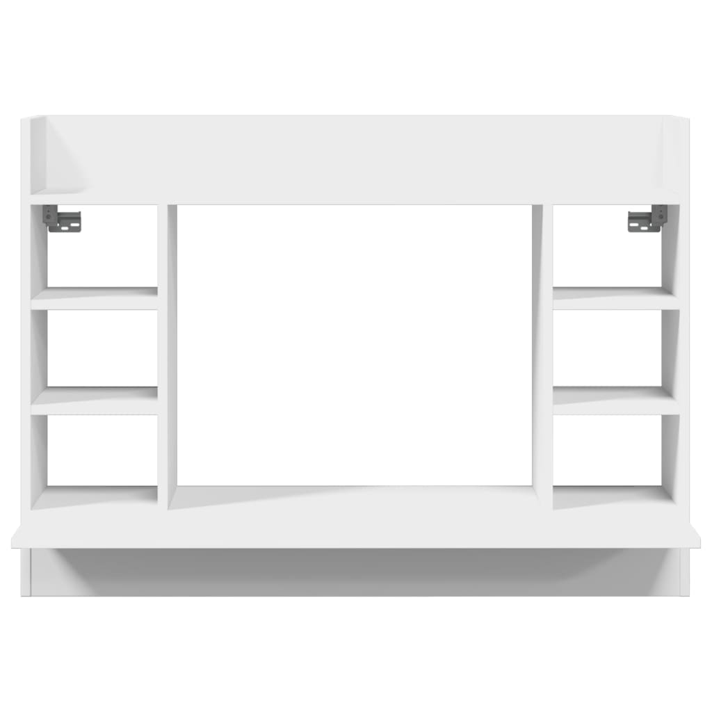 Zidni radni stol bijeli 105 x 48 x 75 cm od konstruiranog drva