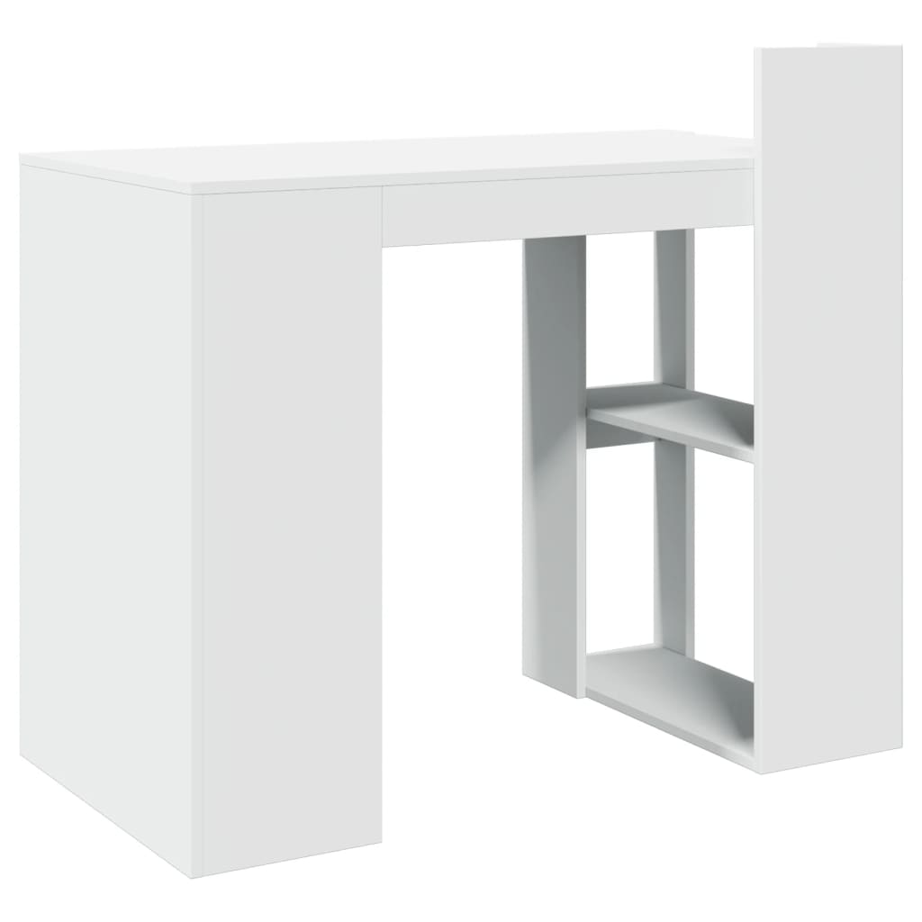 Uredski stol bijeli 103,5x56,5x94 cm konstruirano drvo
