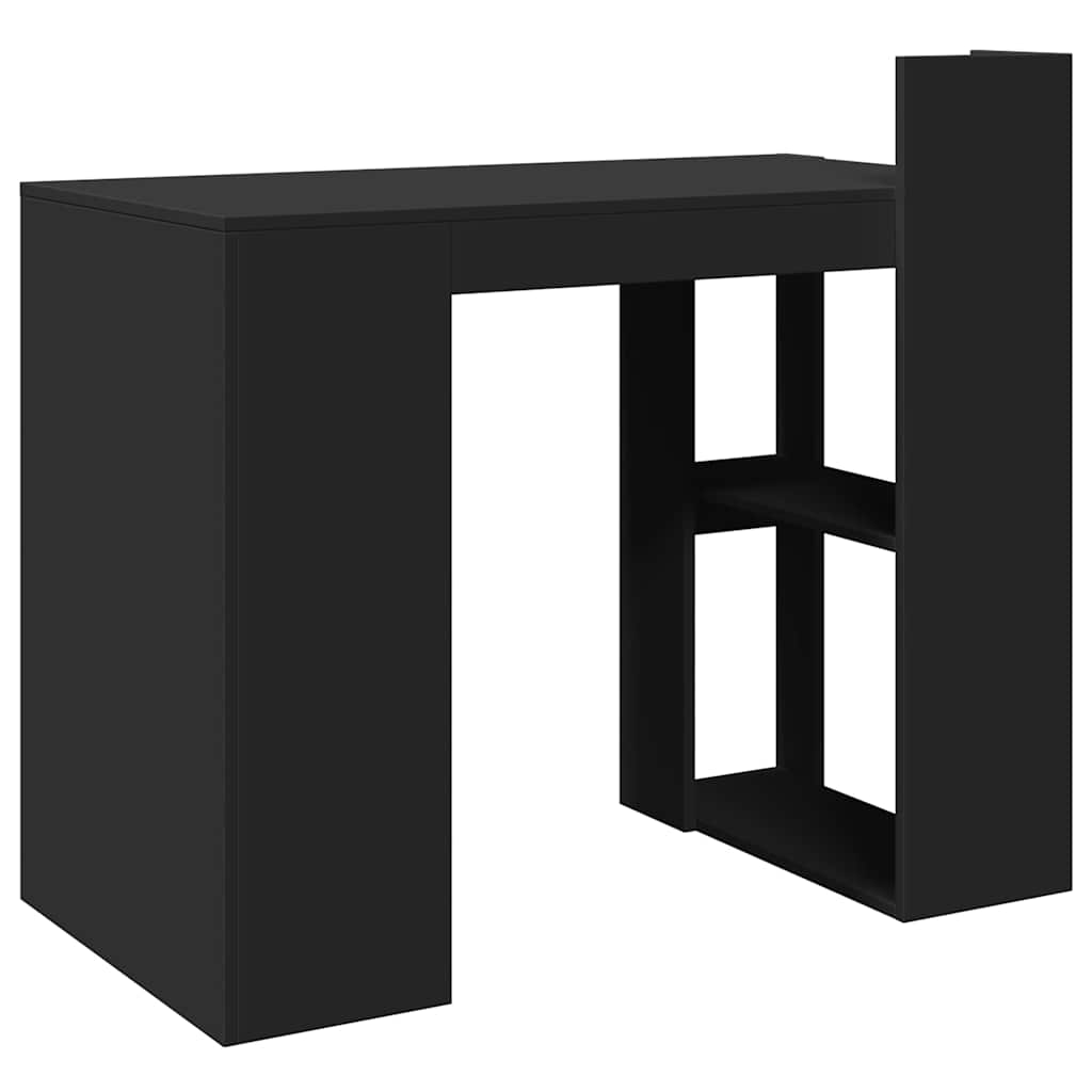 Uredski stol crni 103,5x56,5x94 cm konstruirano drvo
