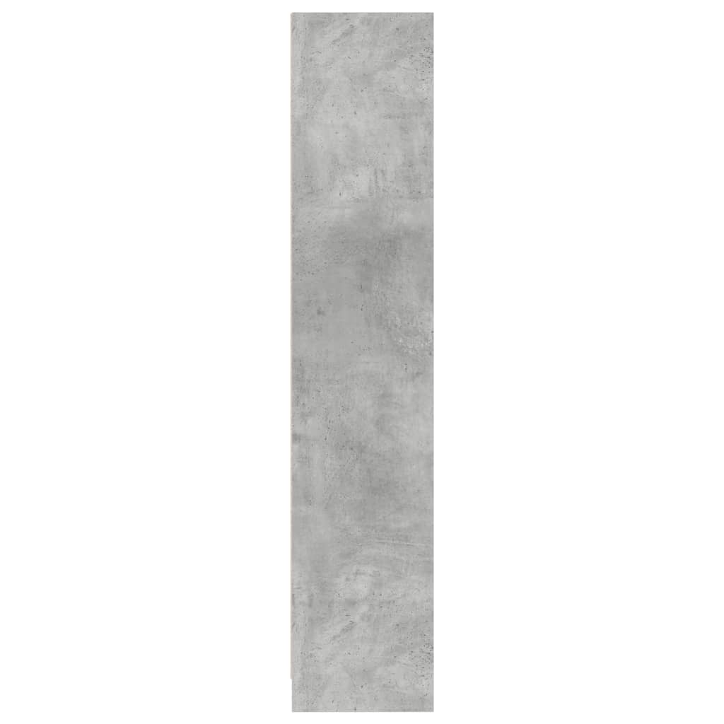 Regal za knjige boja betona 57x28,5x107,5 cm konstruirano drvo