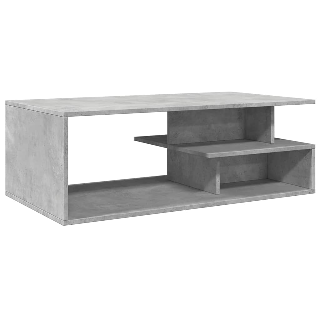 Stolić za kavu boja betona 102 x 55 x 35 cm konstruirano drvo
