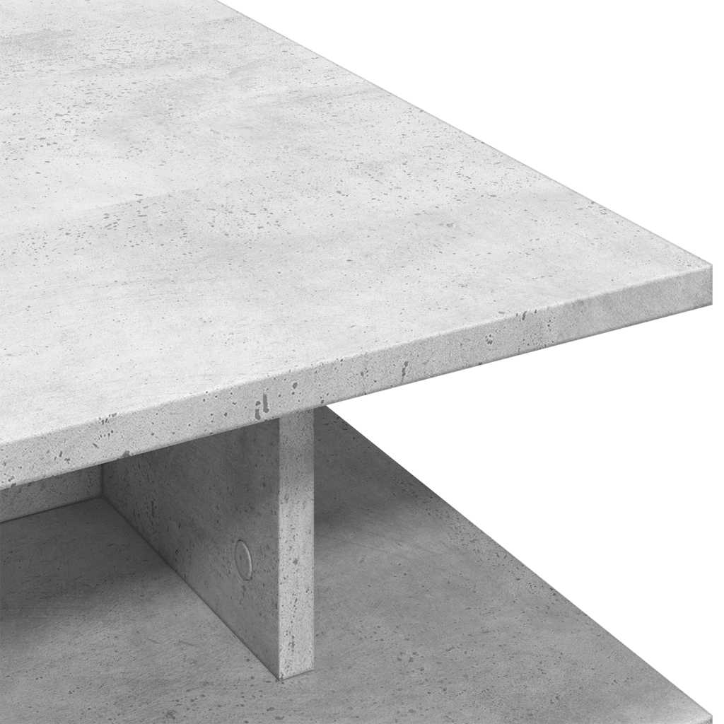 Stolić za kavu boja betona 102 x 55 x 35 cm konstruirano drvo