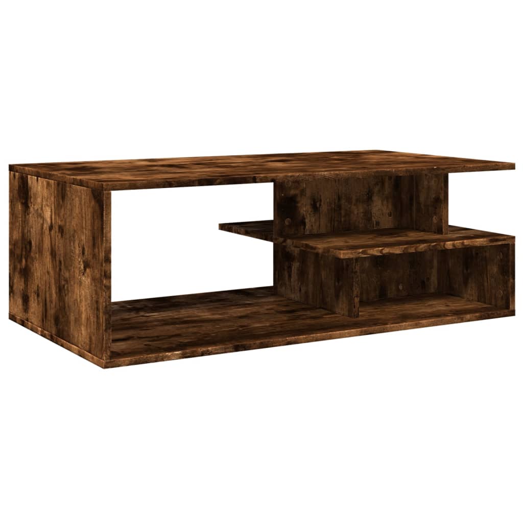 Stolić za kavu boja hrasta 102 x 55 x 35 cm konstruirano drvo