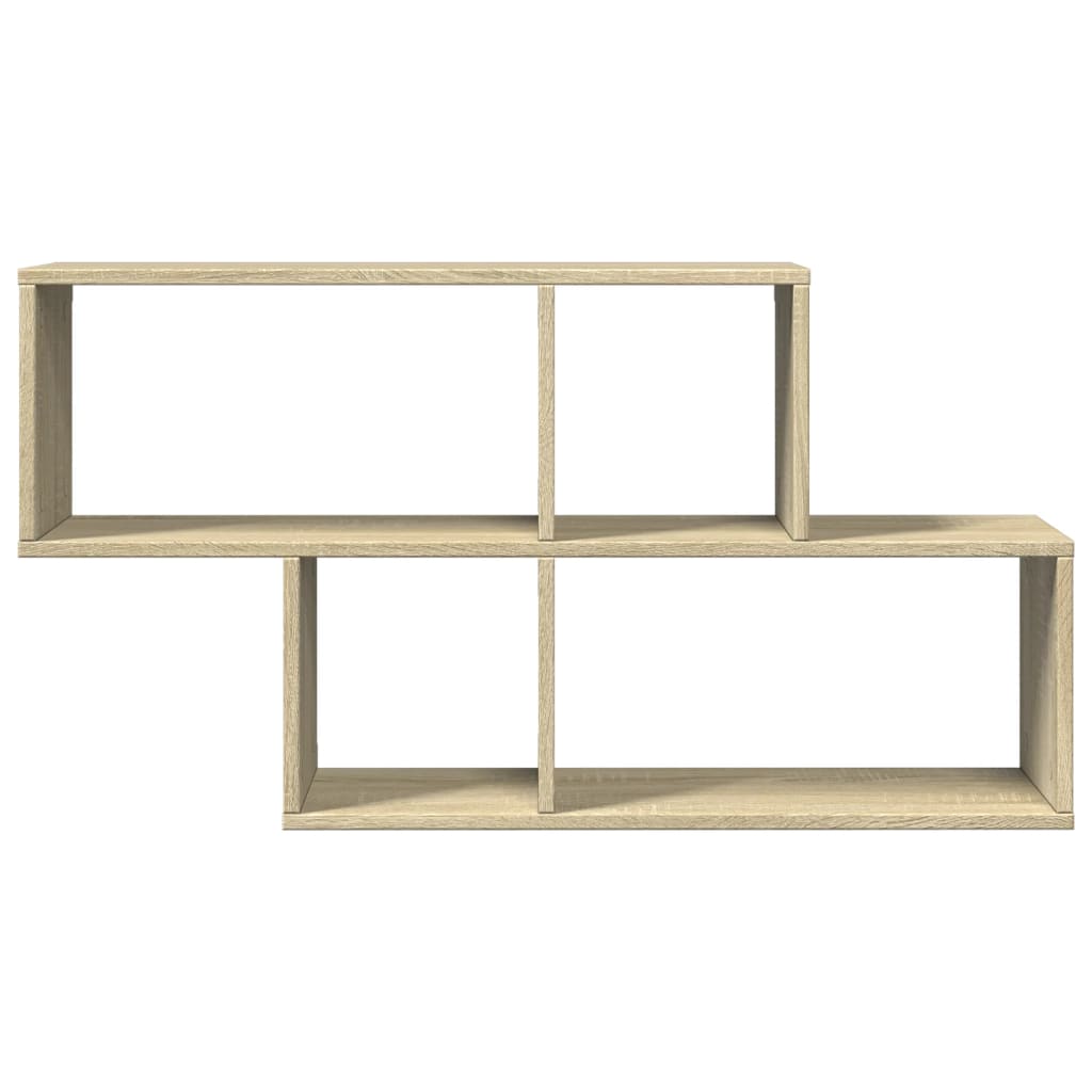 Zidna polica boja hrasta sonome 100 x 20 x 53 cm drvena