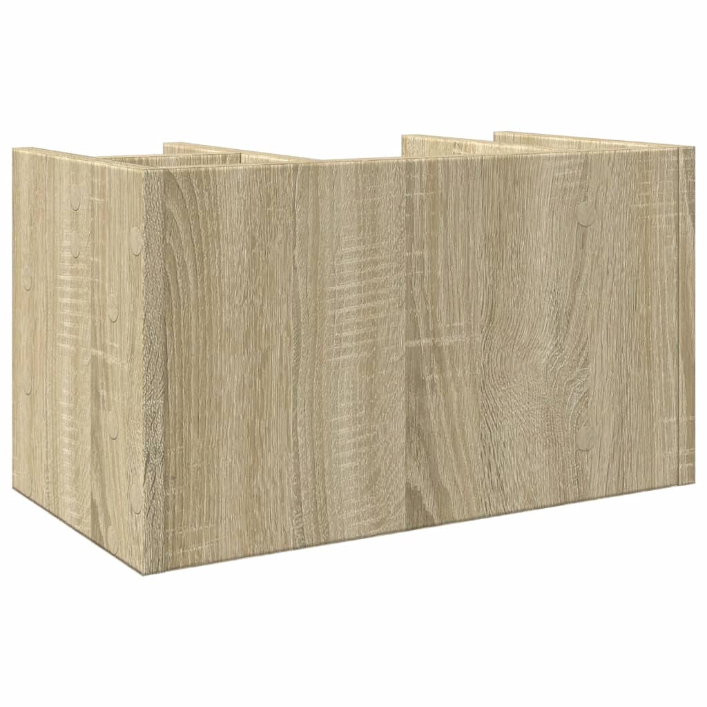 Organizator za stol boja hrasta 44,5x24x25 cm konstruirano drvo