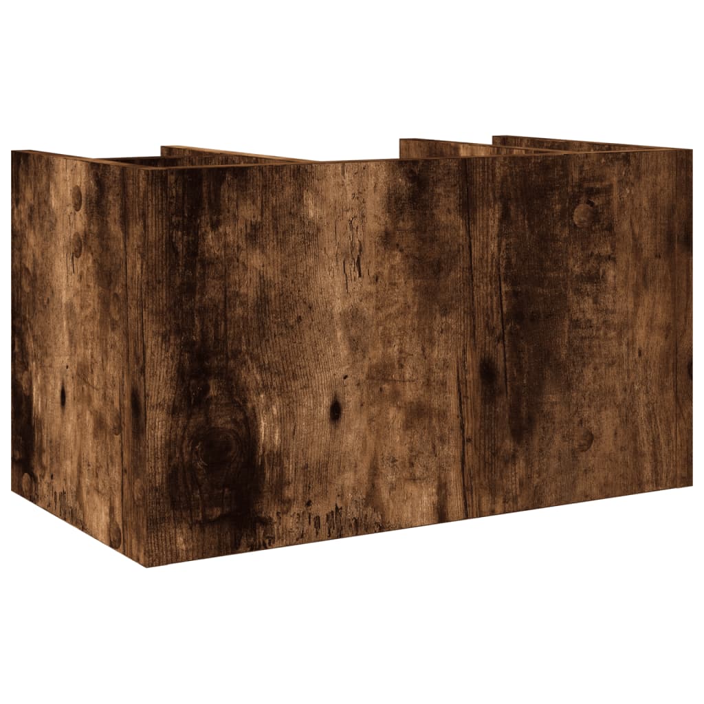 Organizator za stol boja hrasta 44,5x24x25 cm konstruirano drvo