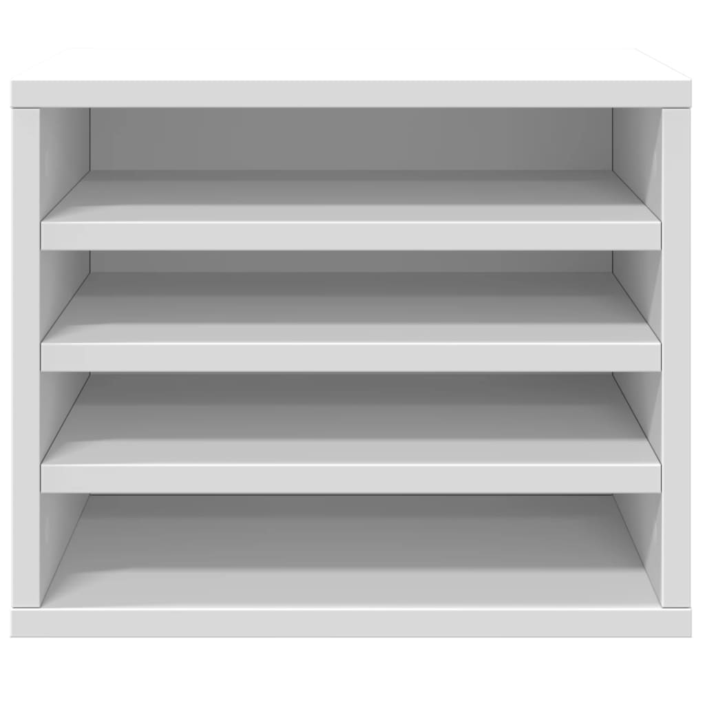 Organizator za stol bijeli 36 x 26 x 29,5 cm konstruirano drvo