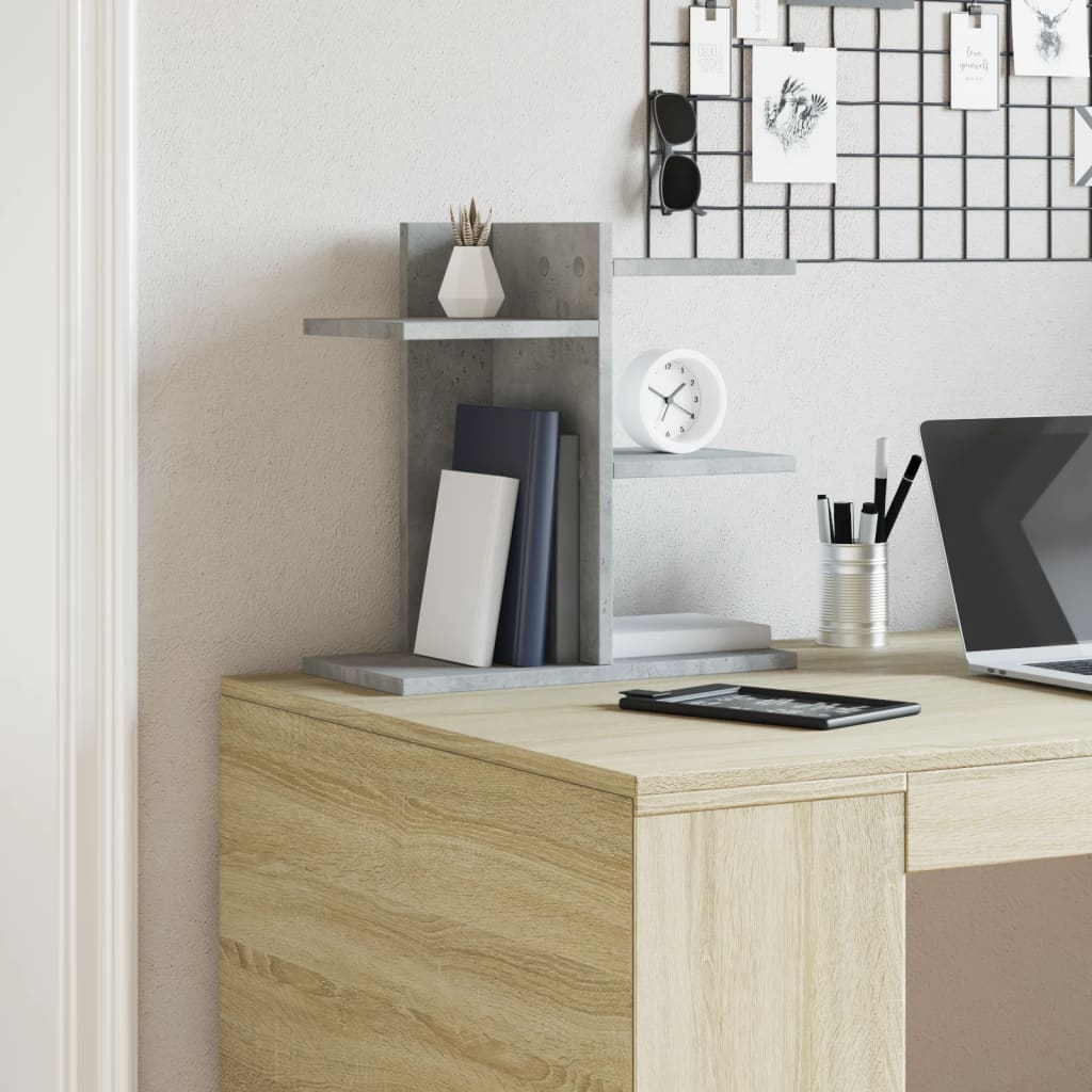 Organizator za stol bijeli 42 x 21,5 x 42 cm konstruirano drvo