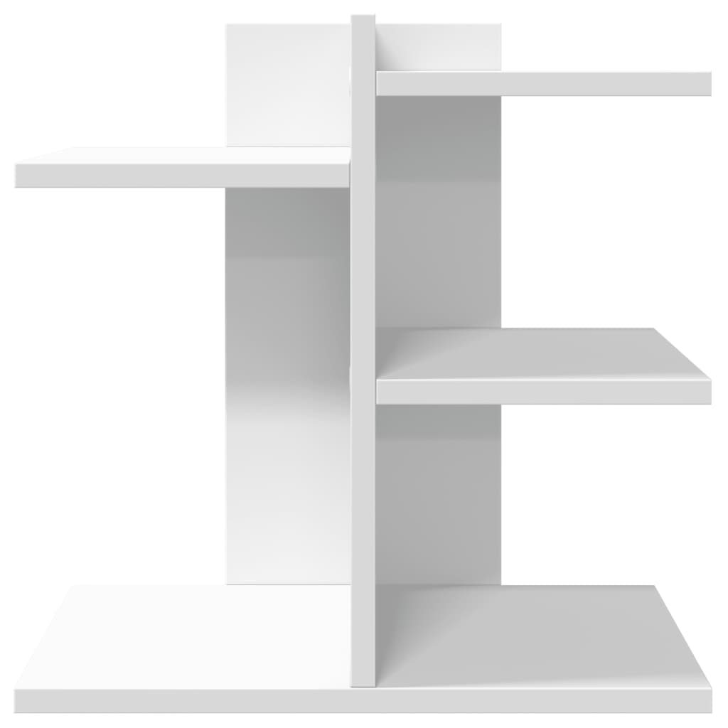Organizator za stol bijeli 42 x 21,5 x 42 cm konstruirano drvo