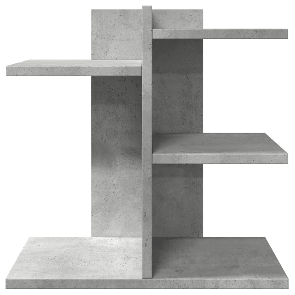 Organizator za stol boja betona 42x21,5x42 cm konstruirano drvo