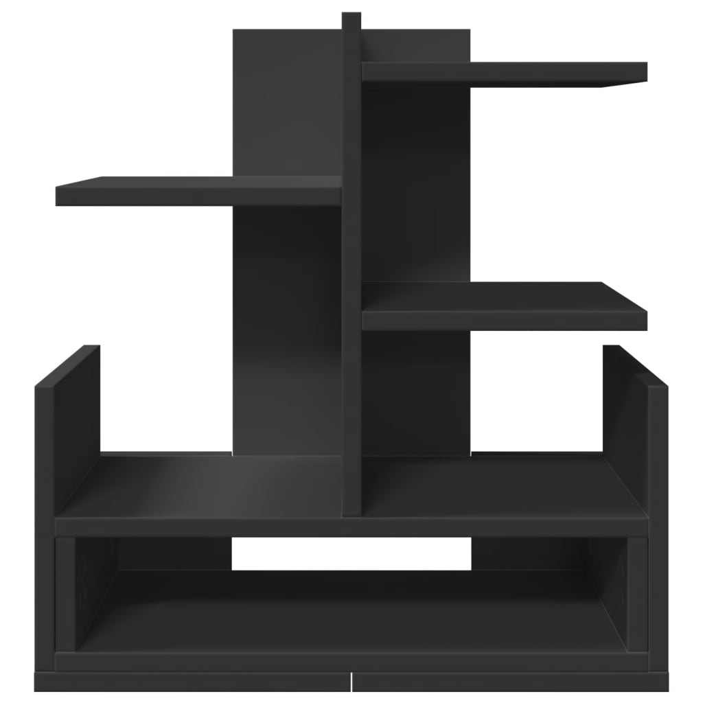 Organizator za stol crni 49 x 20 x 52,5 cm konstruirano drvo