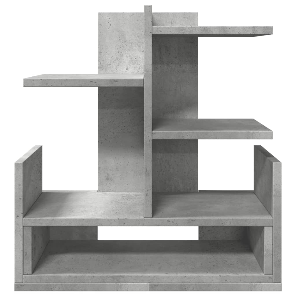 Organizator za stol boja betona 49x20x52,5 cm konstruirano drvo
