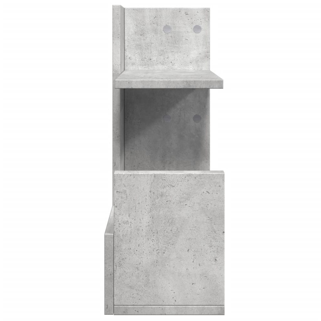 Organizator za stol boja betona 49x20x52,5 cm konstruirano drvo