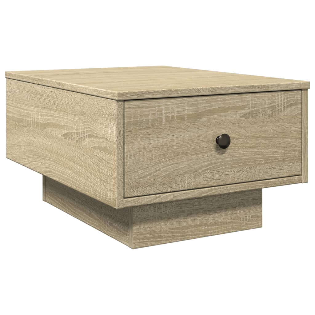 Stolić za kavu boja hrasta 60x45x31 cm od konstruiranog drva