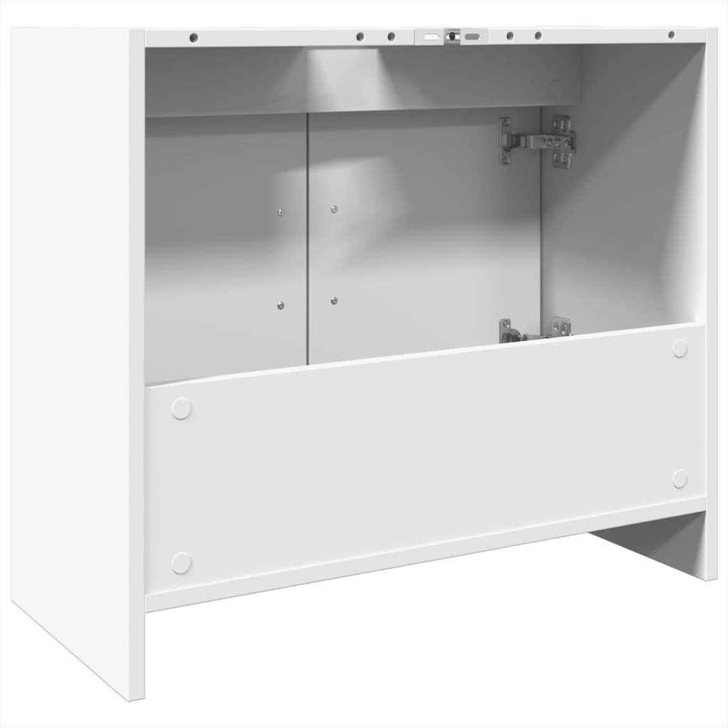 Ormarić za umivaonik bijeli 63 x 29 x 55 cm konstruirano drvo