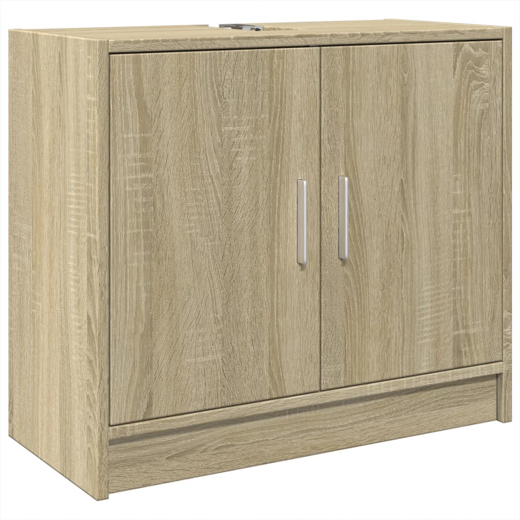 Ormarić za umivaonik boja hrasta 63x29x55 cm konstruirano drvo