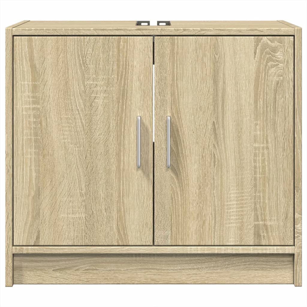 Ormarić za umivaonik boja hrasta 63x29x55 cm konstruirano drvo