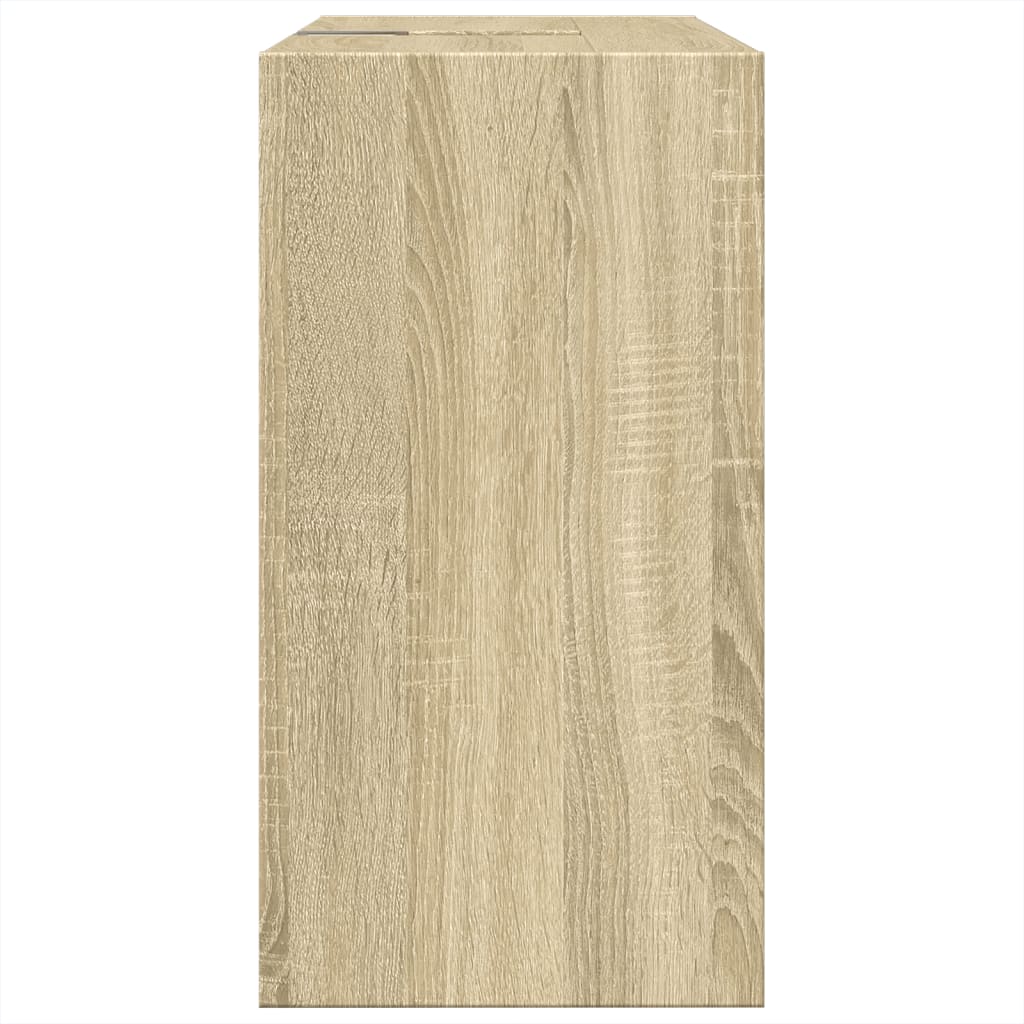 Ormarić za umivaonik boja hrasta 63x29x55 cm konstruirano drvo