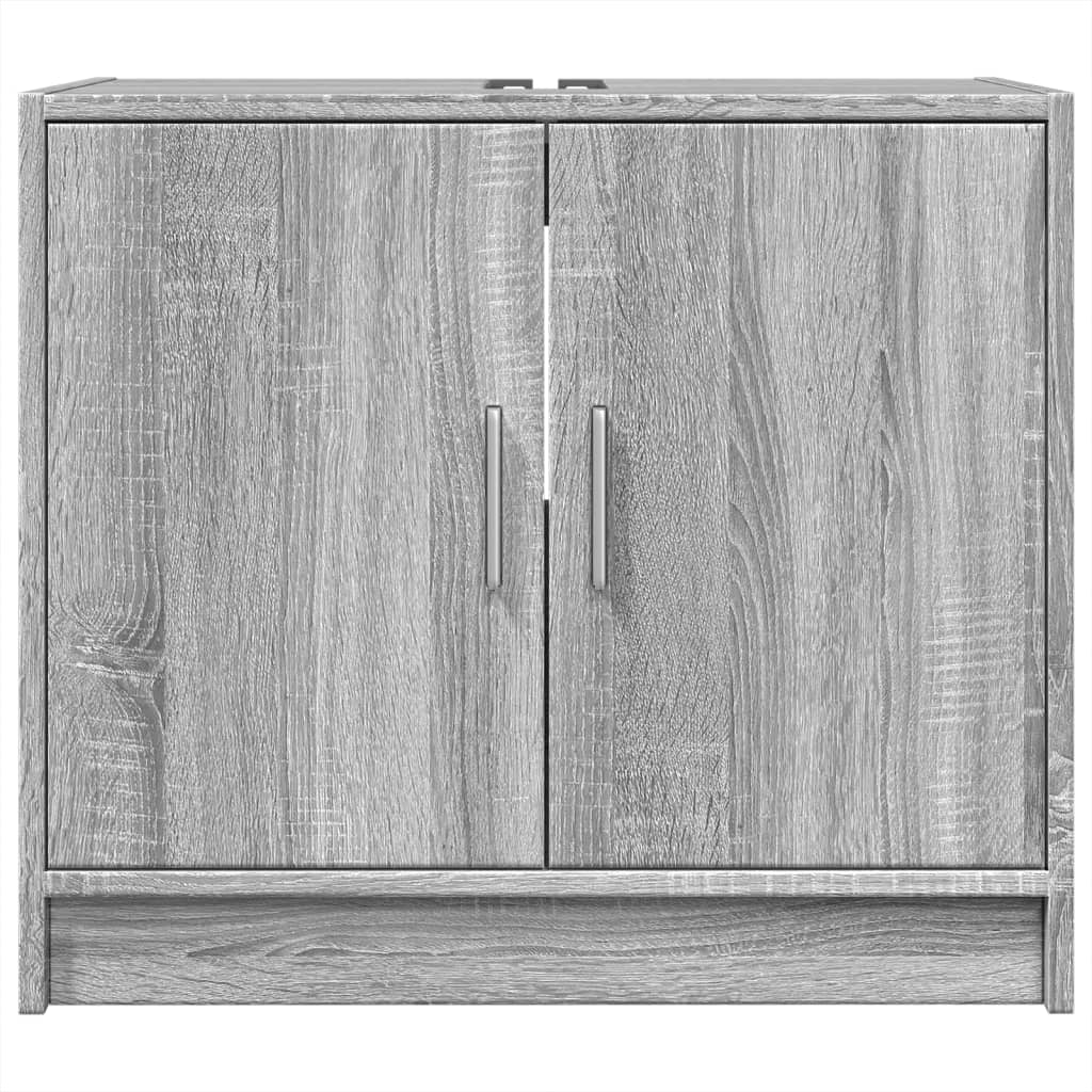 Ormarić za umivaonik boja hrasta 63x29x55 cm konstruirano drvo