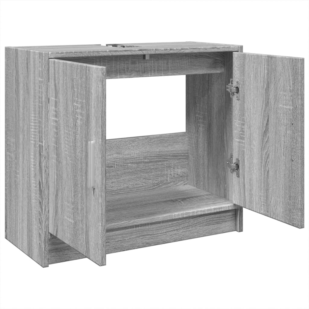 Ormarić za umivaonik boja hrasta 63x29x55 cm konstruirano drvo